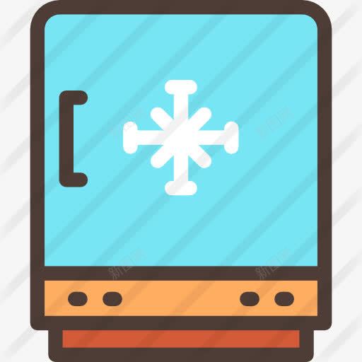 冰箱图标png_新图网 https://ixintu.com 冰柜 冰箱 冰箱冷冻 冷却器 家具和家居 技术