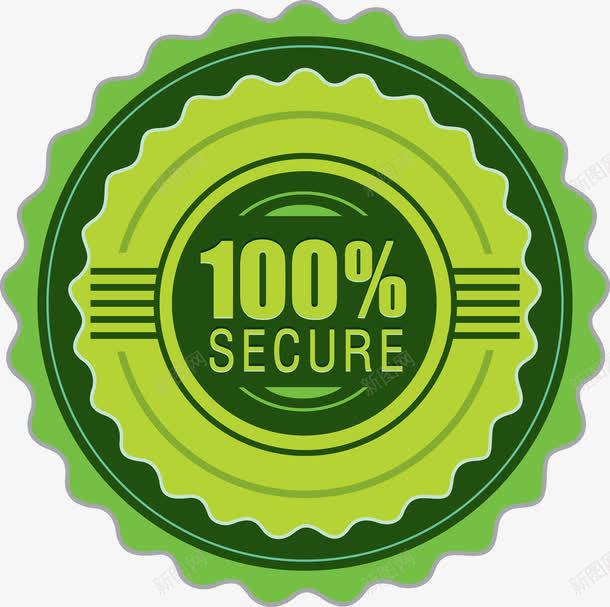 可爱绿色环保安全图案png免抠素材_新图网 https://ixintu.com 100 保证 健康 几何 可爱 环保 绿色