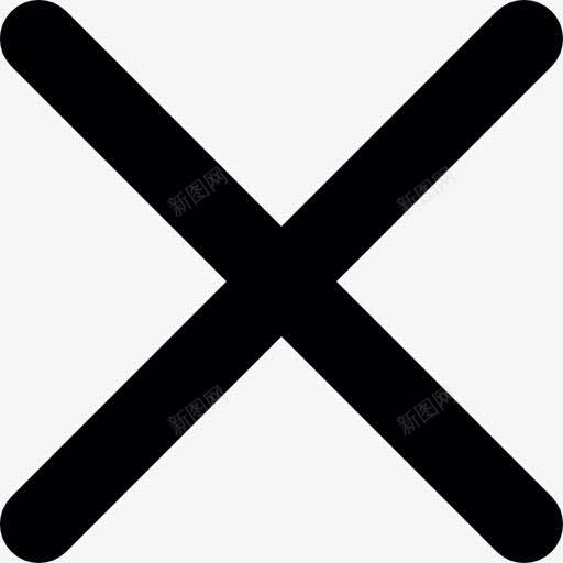 拒绝访问图标png_新图网 https://ixintu.com 十字标记 可达性 否认 字母X 控制 禁止