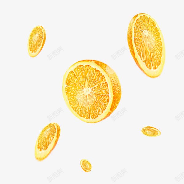 金黄色水果切片照顾橘子png免抠素材_新图网 https://ixintu.com 切片 橘子 水果 照顾 金黄色