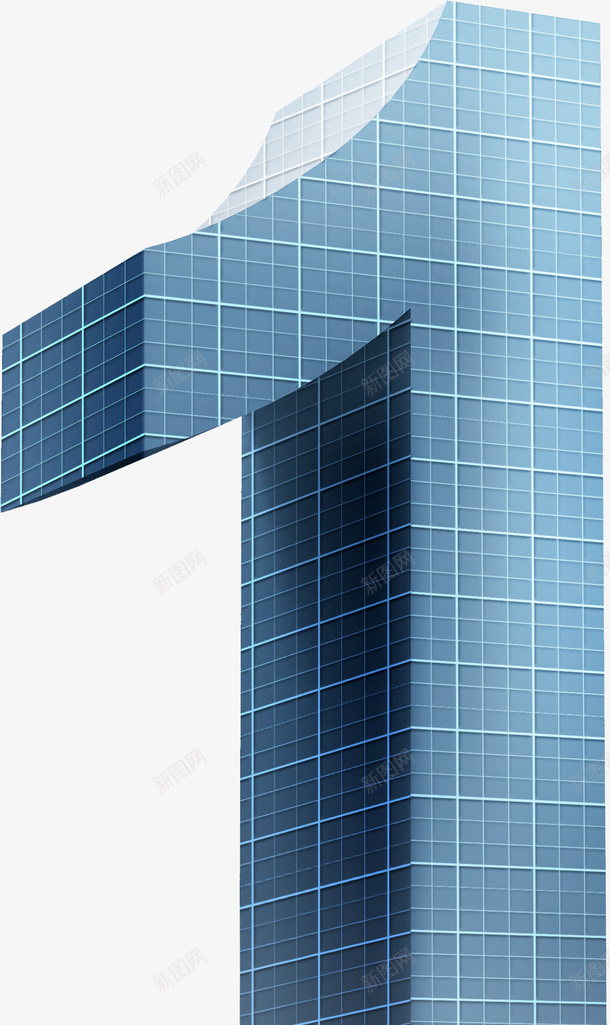 蓝色的卡通立体数字png免抠素材_新图网 https://ixintu.com 免抠图 效果图 数字 方格 立体 线条 装饰图 装饰画