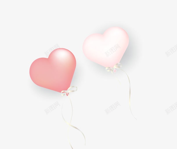 立体渐变爱心气球图标png_新图网 https://ixintu.com icon 卡通 可爱 图标 图案 心形 心心 气球 爱心 立体 粉红