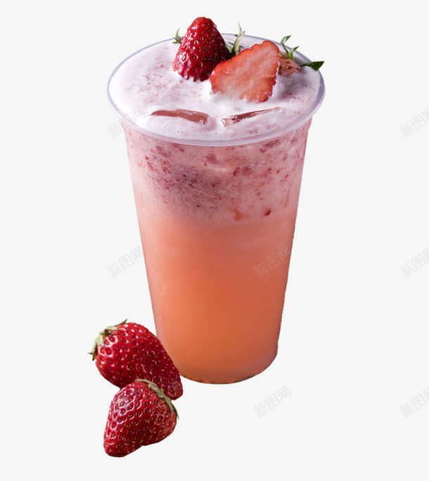 草莓奶昔png免抠素材_新图网 https://ixintu.com 奶昔 奶茶 矢量奶昔 矢量奶茶 草莓 草莓奶昔