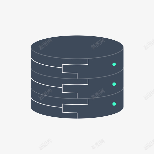 灰色手绘线稿存储矢量图图标eps_新图网 https://ixintu.com 卡通 图标 圆柱 灰色 纹理 花纹 质感 矢量图