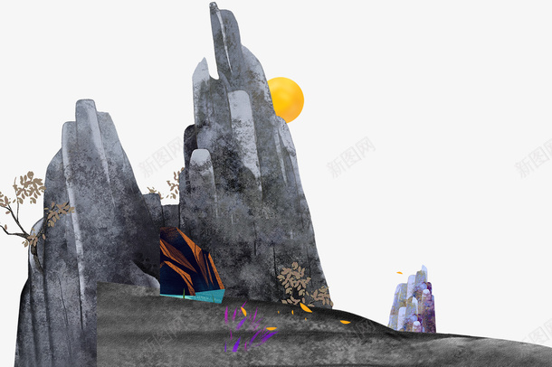 传统节日重阳节展板png免抠素材_新图网 https://ixintu.com 传统节日 山景 登山 老人节 重阳登高 重阳节 重阳节促销 重阳节展板