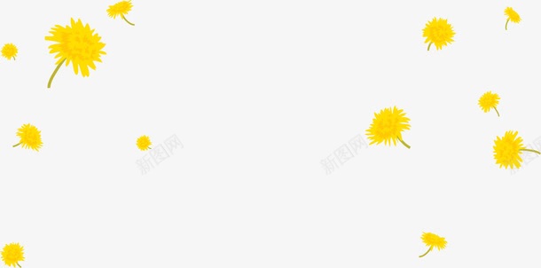 手绘小菊花边框png免抠素材_新图网 https://ixintu.com 小菊花边框 手绘 清新 菊花图案