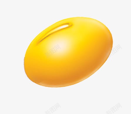 一颗黄色大豆png免抠素材_新图网 https://ixintu.com 一颗 产品实物 大豆 食品 食物 黄色 黄豆