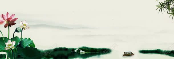 中国风山水风景花朵png免抠素材_新图网 https://ixintu.com 国风 山水 花朵 风景