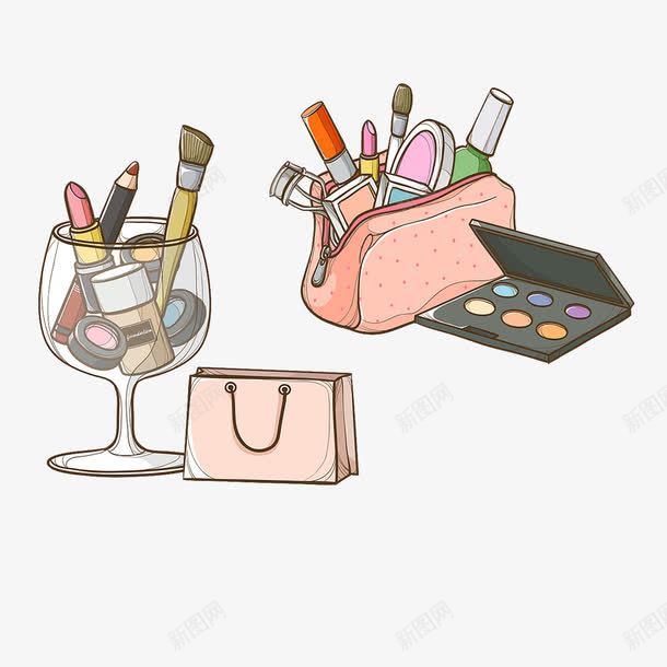 彩妆护肤香氛化妆包护肤品卡通元png免抠素材_新图网 https://ixintu.com BB霜 化妆 化妆包 口红 彩妆 彩妆护肤香氛化妆包护肤品卡通元素免费下载 护肤品 柠檬 毛巾 洁面 洗面奶 眼影盒 精油 芦荟 镜子 面膜 香氛 香水