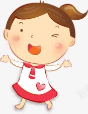 春天手绘卡通女生png免抠素材_新图网 https://ixintu.com 卡通 女生 春天