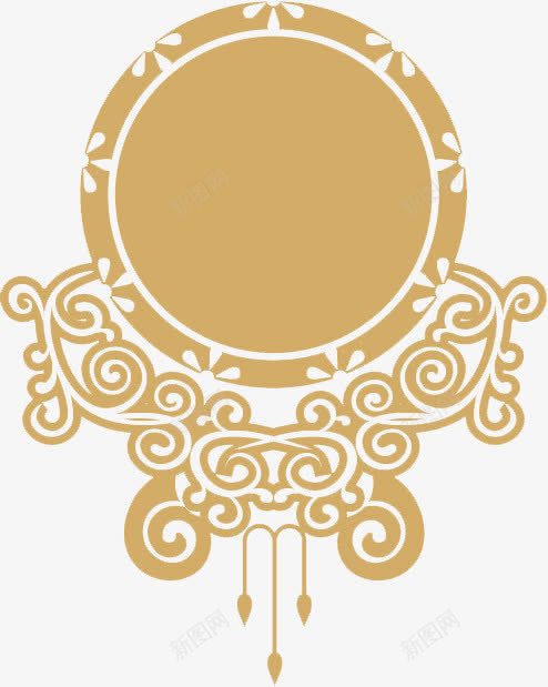 装饰花纹图案png免抠素材_新图网 https://ixintu.com 几何 几何图形 圆圈 圆形 外框 时尚 时尚元素 时尚图案 时尚花纹 标贴 潮流 缠绕 花纹 花纹花边 边框