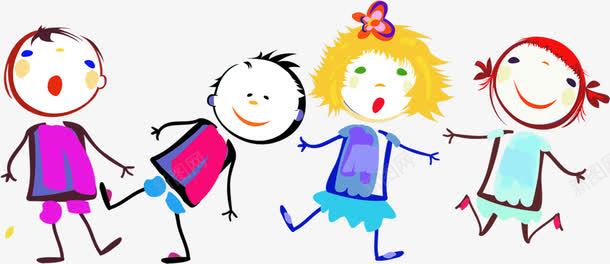 手绘卡通简约小孩子png免抠素材_新图网 https://ixintu.com 卡通 小孩子 简约 素材