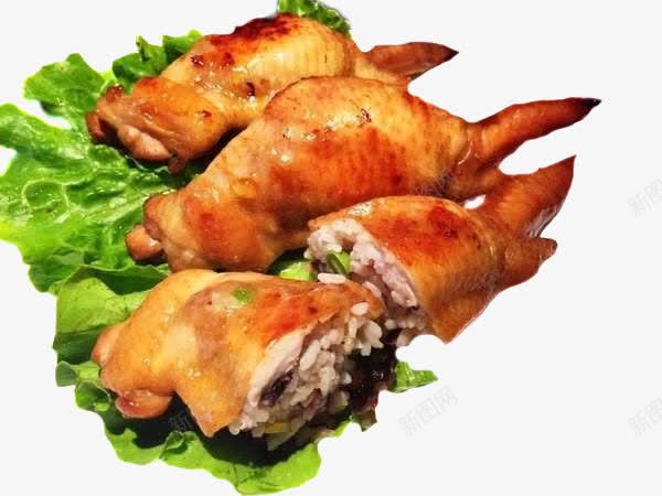 台式蜜汁美食鸡翅包饭png免抠素材_新图网 https://ixintu.com 实物 小吃街 美味 美味的包饭 美食 美食城 鸡翅包饭