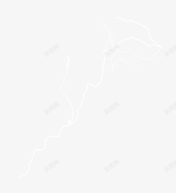 闪电png免抠素材_新图网 https://ixintu.com PNG闪电 光效 炫酷元素 炫酷裂痕闪电 闪电