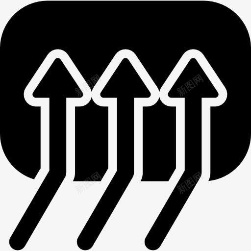 热图标png_新图网 https://ixintu.com 加热 形状 汽车挡风玻璃上的箭头 符号 车