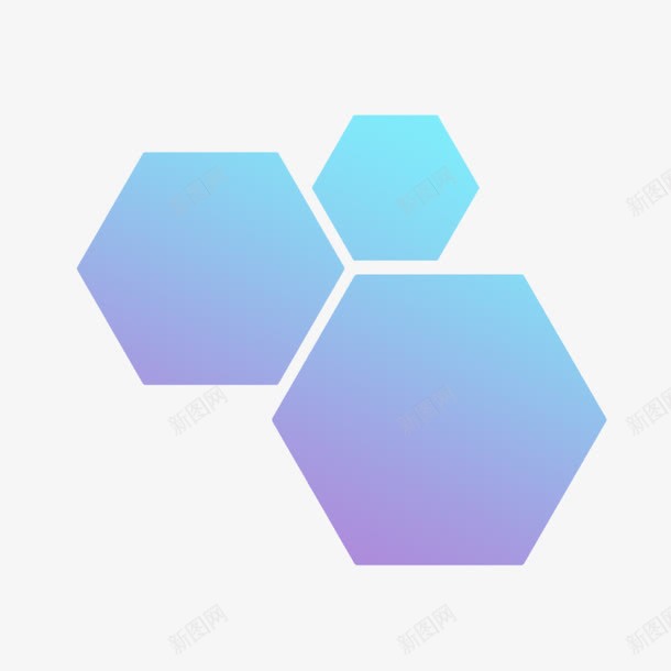 透明渐变边框psd免抠素材_新图网 https://ixintu.com 六边形 渐变 纹理 边框 透明