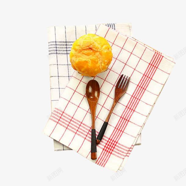 方格餐桌布png免抠素材_新图网 https://ixintu.com 刀叉 方格 淡雅 美味 食物 餐桌布
