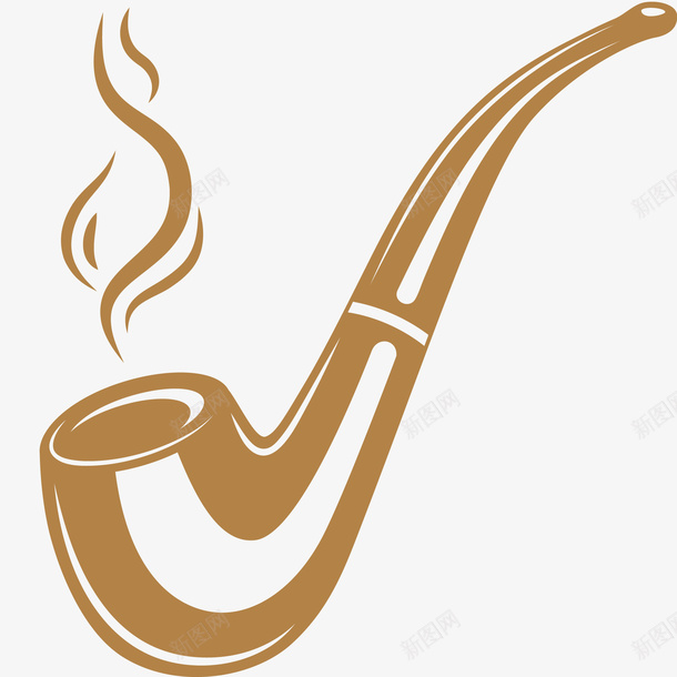 简约烟斗插画图标png_新图网 https://ixintu.com icon图标 小图标 灰色烟斗 烟斗 烟斗图标 父亲 男士 矢量图标 简约烟斗矢量插画