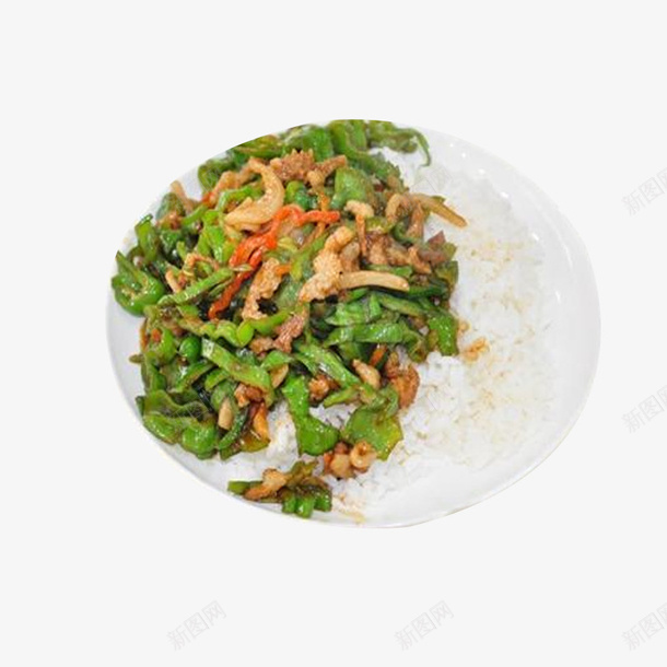 青椒肉丝大盘小炒肉盖码饭psd免抠素材_新图网 https://ixintu.com 外卖 大盘小炒肉 好吃 家常菜 盖码饭 绿色食品 美味 青椒肉丝 青椒肉丝盖浇饭
