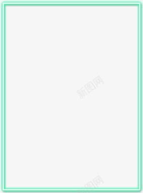 荧光绿边框装饰png免抠素材_新图网 https://ixintu.com 荧光 装饰 边框