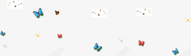 春天漂浮蓝红色蝴蝶装饰png免抠素材_新图网 https://ixintu.com 春天 漂浮 红色 蝴蝶 装饰