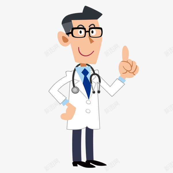 男医生讲解png免抠素材_新图网 https://ixintu.com 人物 医疗 卡通
