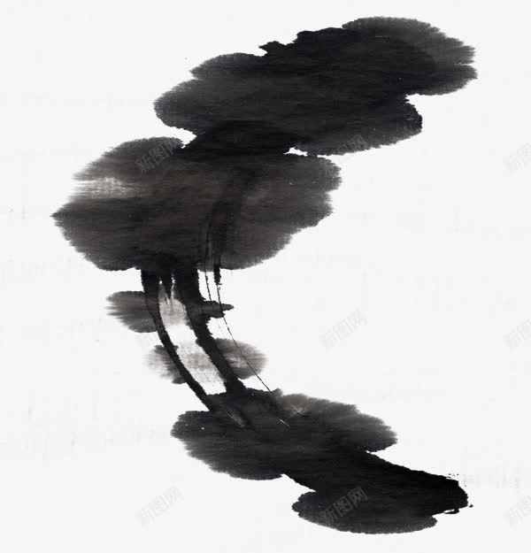 黑色墨迹png免抠素材_新图网 https://ixintu.com 分层 剪切蒙版 墨迹 大面积 底纹边框 水墨 背景底纹 设计