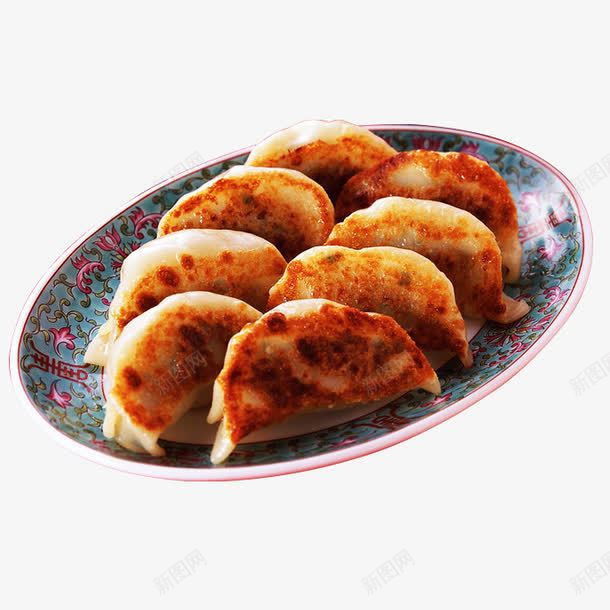 煎饺子png免抠素材_新图网 https://ixintu.com 中国特色美食 煎饺子 饺子