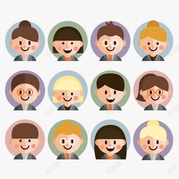 商务团队人物头像png免抠素材_新图网 https/ixintu.