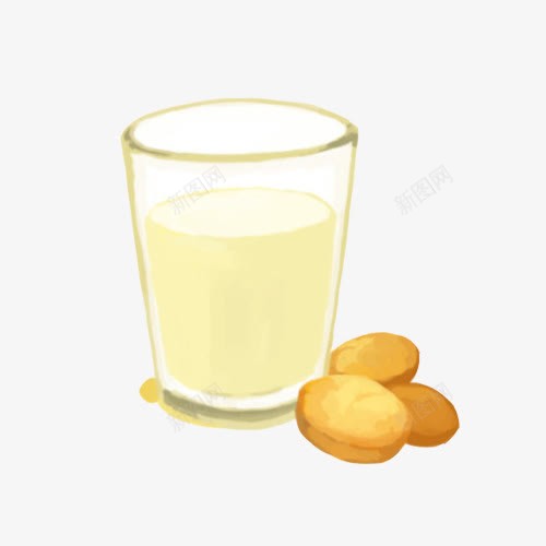 豆汁手绘画片png免抠素材_新图网 https://ixintu.com 手绘美食 白色 老北京豆汁 豆制品 豆汁 豆浆 饮品