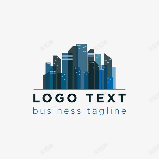 建筑LOGO图标png_新图网 https://ixintu.com 企业文化 建筑矢量 房产 房子