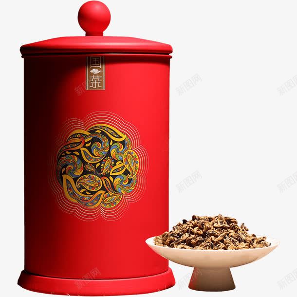 一罐茶叶png免抠素材_新图网 https://ixintu.com 工艺 文化 罐子 茶叶