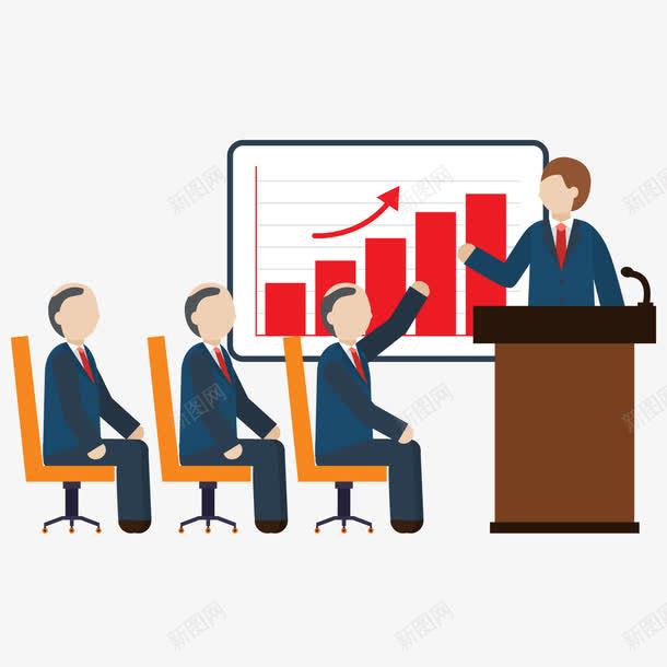 手绘培训课png免抠素材_新图网 https://ixintu.com 企业分析 商业人物 培训课 扁平化 手绘 提问 演讲 经济 讲课 运营培训