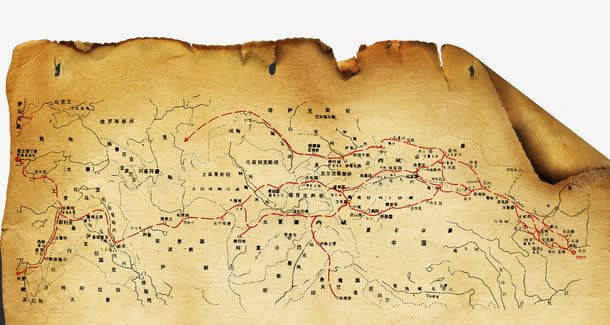 丝绸之路线路图png免抠素材_新图网 https://ixintu.com 一带一路 丝绸之路 丝绸路线 丝路 丝路文化 政策沟通 新丝绸之路 民心相通 沿线 海上丝绸之路 物流 经济互融 经济带 设施联通 贸易畅通 资金融通