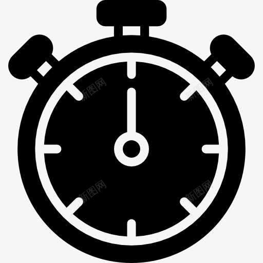 图标png_新图网 https://ixintu.com 体育竞赛 定时器 工具和用具 秒表 秒表矢量卡通图 等待界面 计时器