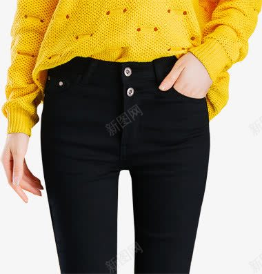 黑色裤子淘宝详情页面png免抠素材_新图网 https://ixintu.com 裤子 详情 页面 黑色