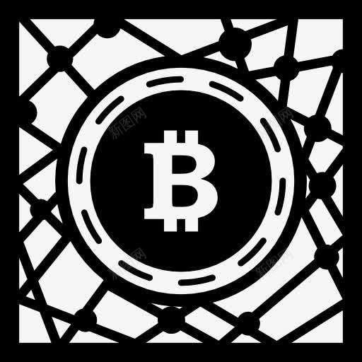 比特币网络数字符号图标png_新图网 https://ixintu.com 商业 广场 接口 数字化 比特币 网络 象征 货币