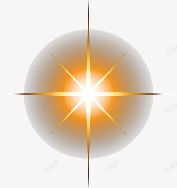金色闪耀光芒png免抠素材_新图网 https://ixintu.com 光影 光效 星星 梦幻星光 金色光芒 闪耀光辉