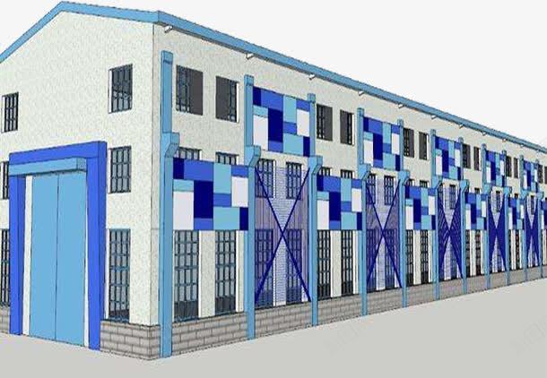 搭建的车间工厂png免抠素材_新图网 https://ixintu.com 工厂 操作工厂 操作间 车间厂房