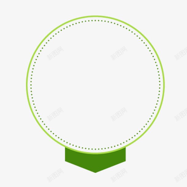 春季绿色边框png免抠素材_新图网 https://ixintu.com 新品 春季 标签 绿色 边框