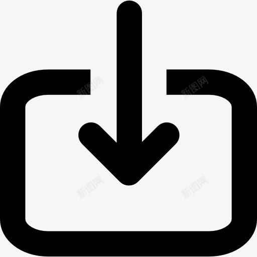 进口图标png_新图网 https://ixintu.com 文件 标志 档案 界面 箭头 进口 选择