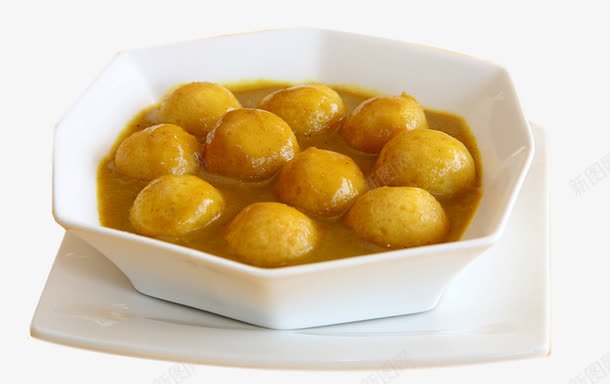 咖喱鱼蛋png免抠素材_新图网 https://ixintu.com 丸子汤食 咖喱鱼蛋美食 特色丸子 精品设计