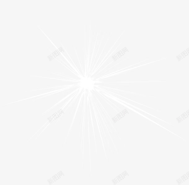 白色清新光芒png免抠素材_新图网 https://ixintu.com 光线 光芒 光辉 图案 梦幻 清新 白色 简约 闪耀