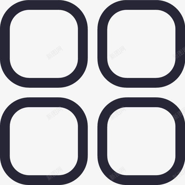 底部导航更多图标png_新图网 https://ixintu.com 底部导航更多