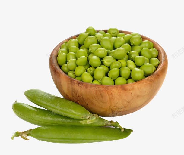 豌豆png免抠素材_新图网 https://ixintu.com 果蔬 素菜 绿色 食材