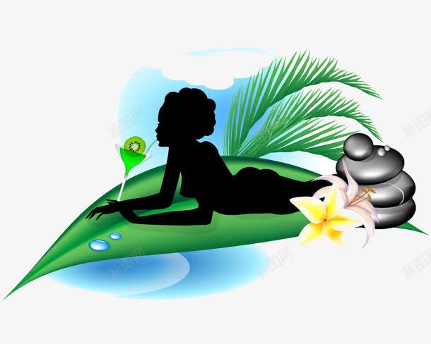 卡通美容广告背景png免抠素材_新图网 https://ixintu.com 卡通美容广告背景素材卡通美容广告背景模板下载美女女人鹅卵石花朵卡通背景SPA美容