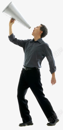 拿着大喇叭的男人png免抠素材_新图网 https://ixintu.com png素材 呐喊 喇叭 男人
