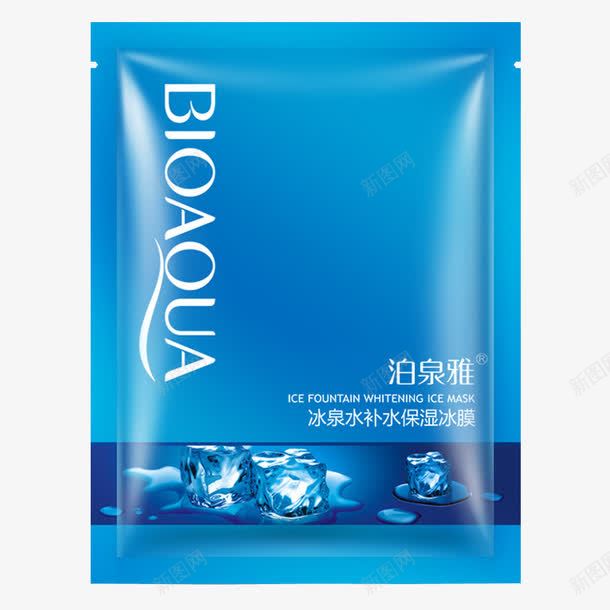 泊泉雅冰泉水补水保湿冰膜面膜产png免抠素材_新图网 https://ixintu.com 冰泉水面膜 冻膜 化妆品 实物 护理 控油补水 泊泉雅冰膜 美白 美白保湿面膜
