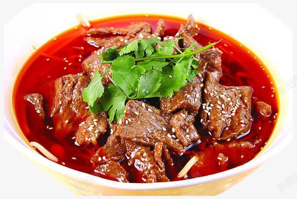 香辣水煮牛肉片png免抠素材_新图网 https://ixintu.com 水煮牛肉 熟牛肉 牛肉 香辣牛肉