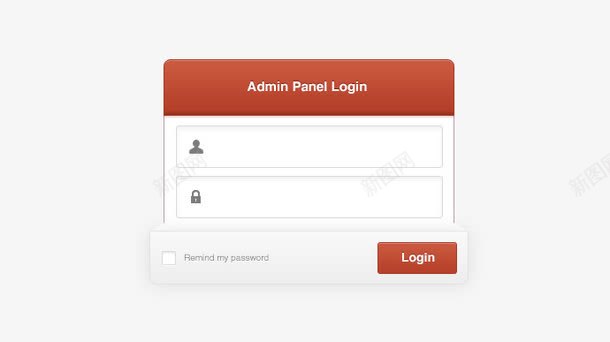 登录管理面板psd免抠素材_新图网 https://ixintu.com 后台登陆管理页 响应式登录页面设计 手机登陆页 登录管理面板